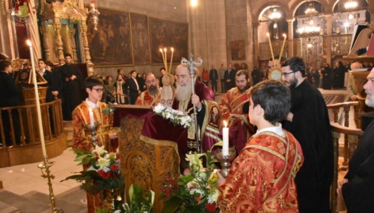 Ο Ακάθιστος Ύμνος στο Πατριαρχείο Ιεροσολύμων