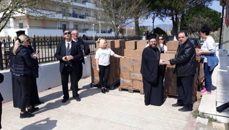 Διανομή τροφίμων από την Ι. Μητρόπολη Μαρωνείας