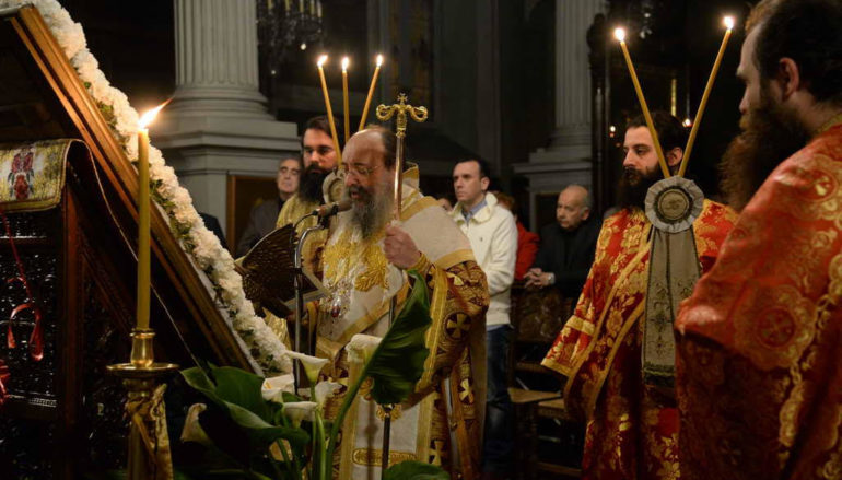 Η Ακολουθία του Ακαθίστου Ύμνου στην Ι. Μητρόπολη Πατρών