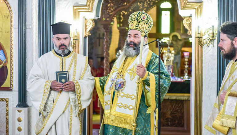 Χειροτονία Διακόνου από τον Μητροπολίτη Λαγκαδά