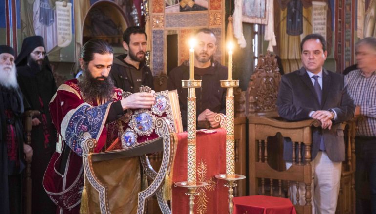 Στην Ι. Μονή Σίμωνος Πέτρας ο πολιτικός Διοικητής του Αγίου Όρους