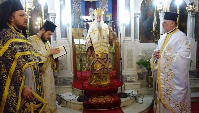 Δ΄ Κυριακή των Νηστειών στην Ι. Μητρόπολη Κορίνθου