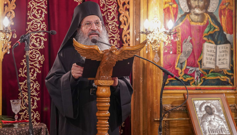 Ομιλία του Καθηγουμένου της Ι. Μονής Σιμωνόπετρας στη Νάουσα