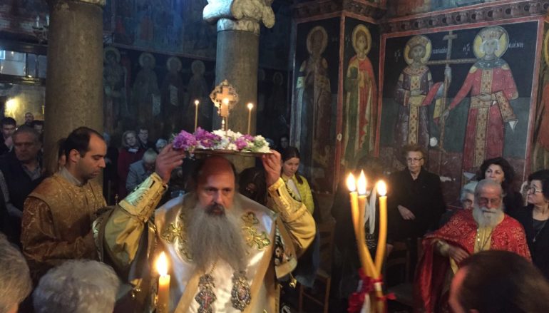 Κυριακή της Σταυροπροσκυνήσεως στην Ι. Μ. Σταγών