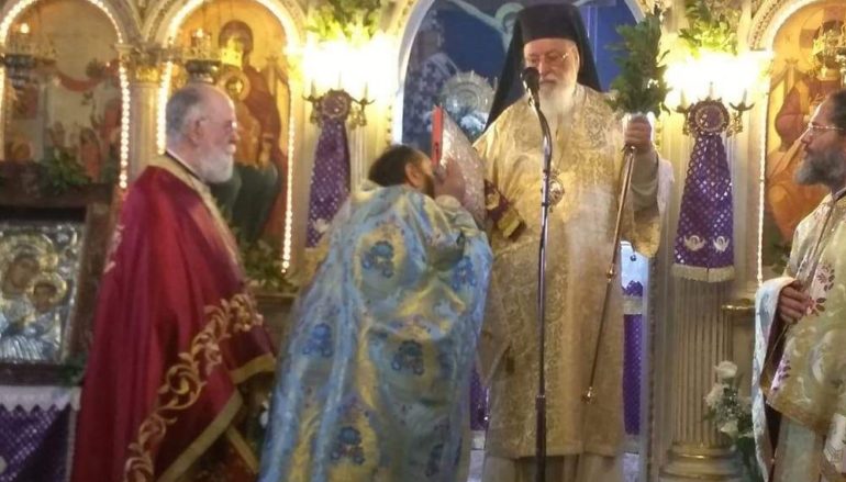 Κυριακή των Βαΐων στην Ι. Μητρόπολη Μαντινείας