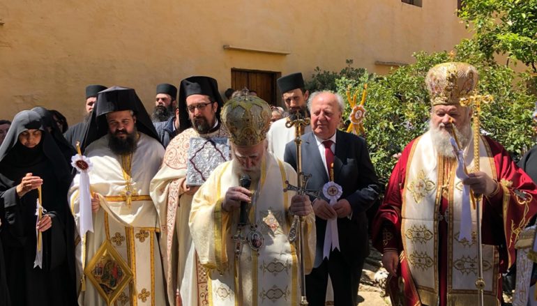 Παλαϊκό προσκύνημα στην Ιερά Μονή Χρυσοπηγής Χανίων