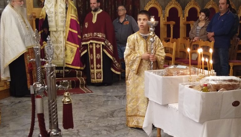 Αγρυπνία για την Αυτοκράτειρα του Βυζαντίου Οσία Υπομονή στον Πύργο