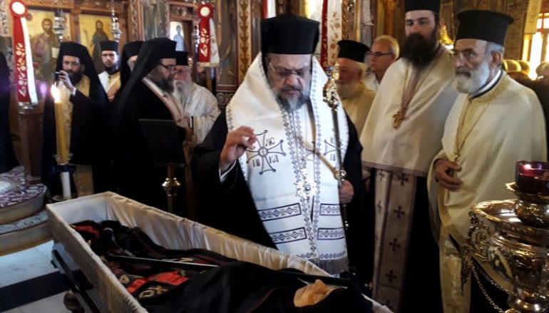 Εξόδιος Ακολουθία Καθηγουμένης Ι. Μ. Προφ. Ιωήλ Καλαμάτας