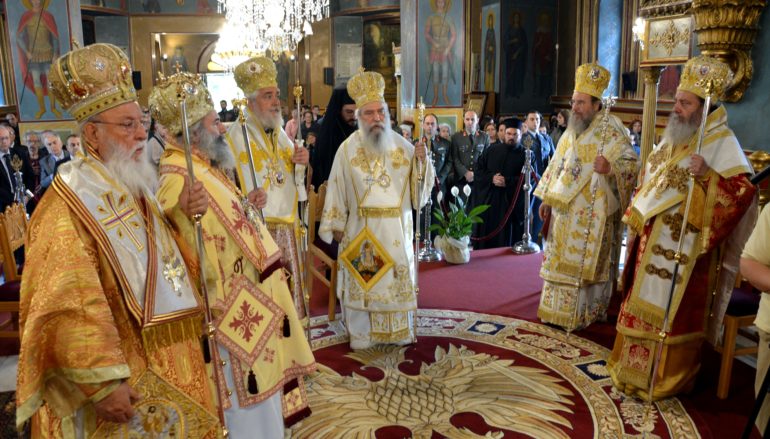 Πολυαρχιερατικό Συλλείτουργο για τους Πολιούχους της Τρίπολης