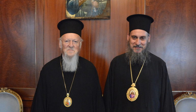 Ο νέος Επίσκοπος Ολβίας Επιφάνιος στον Οικ. Πατριάρχη