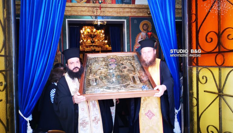 Αναχώρησε η εικόνα της Παναγίας Σηλυβριανής από το Ναύπλιο