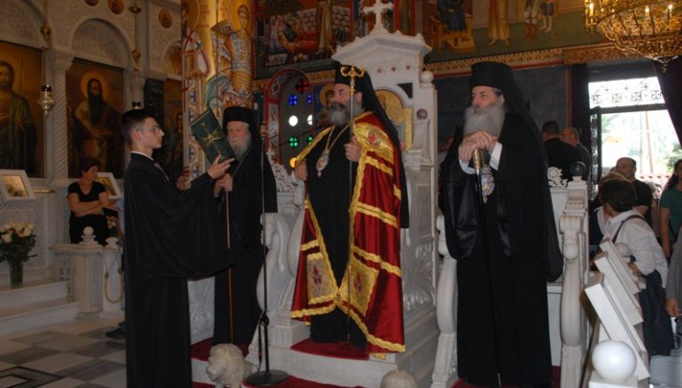 Πολυαρχιερατικός Εσπερινός για τον Όσιο Ιωάννη το Ρώσσο στην Εύβοια