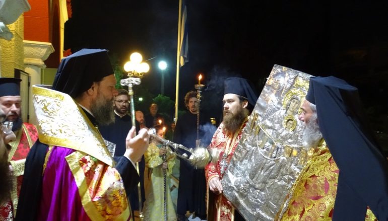 Υποδοχή Ιερών Λειψάνων στην Ι. Μητρόπολη Νέας Ιωνία