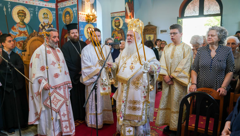 Αρχιερατική Θεία Λειτουργία στο Νοσοκομείο Ναούσης