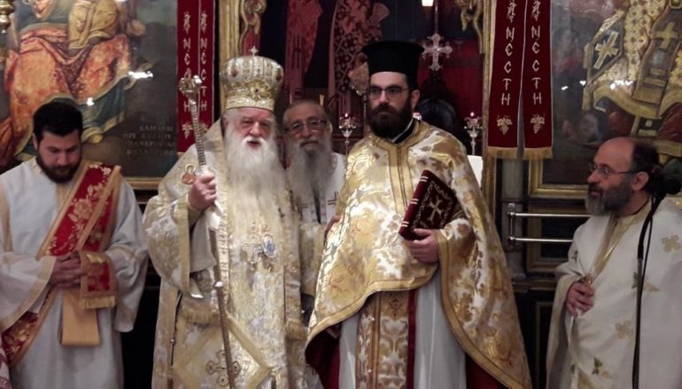 Χειροτονία Πρεσβυτέρου από τον Μητροπολίτη Καλαβρύτων