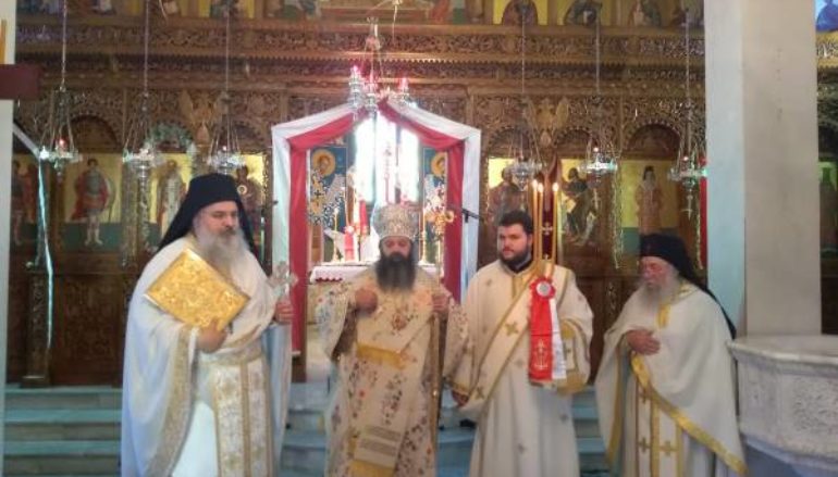 Ο Επίσκοπος Κεγχρεών στην Ιερά Μονή Αγίου Αθανασίου Πουλίτσας