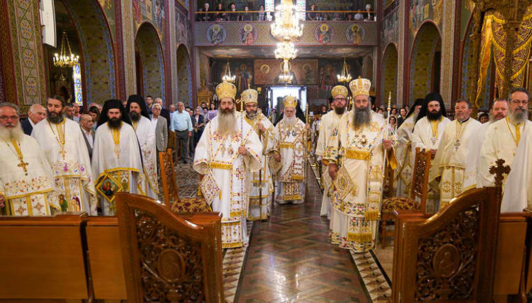 Αρχιερατικό Συλλείτουργο επί τη εορτή της Αναλήψεως στην Κατερίνη