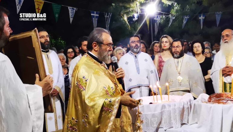 Ο Εσπερινός της εορτής των Αγίων Πάντων στην Πρόνοια Ναυπλίου