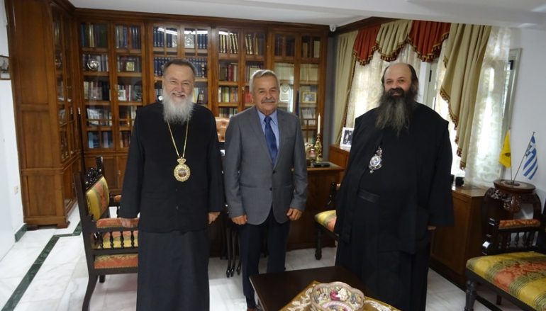 Στον Μητροπολίτη Κορίνθου ο υποψήφιος Βουλευτής Κωνσταντίνος Κόλλιας