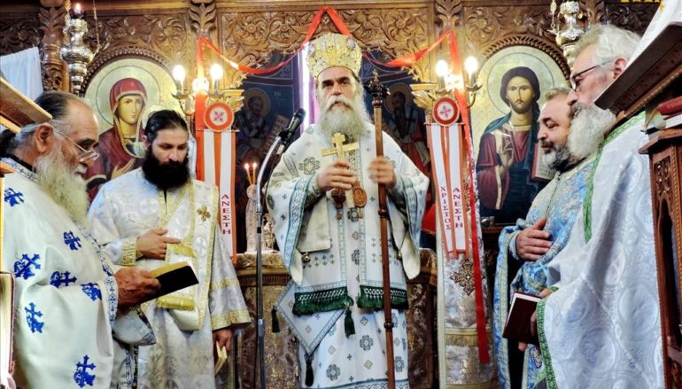 Αρχιερατική Λειτουργία στην Ενορία Κοιμήσεως Θεοτόκου Καταρράκτου Άρτης