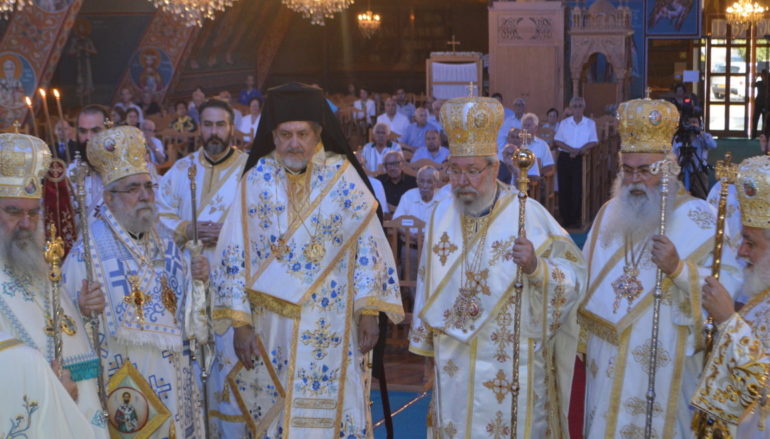 Ο Μητροπολίτης Γαλλίας στη Θρονική Εορτή της Εκκλησίας της Κύπρου