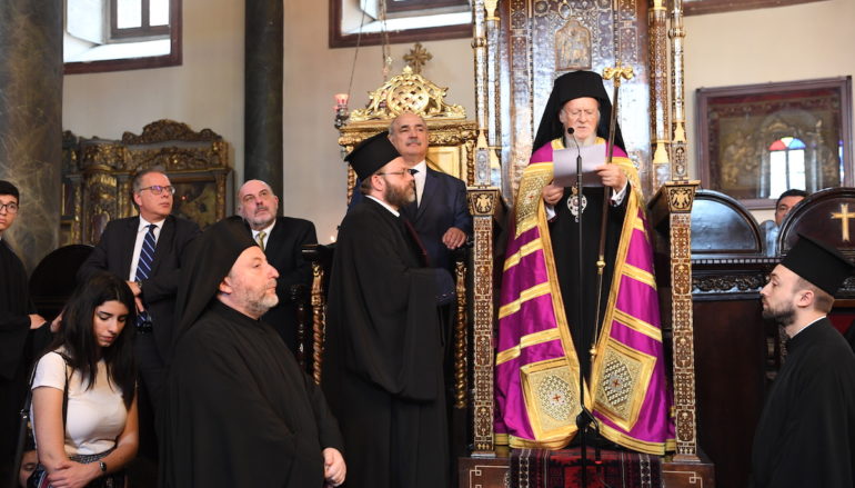 Τα Ονομαστήρια του Οικουμενικού Πατριάρχη Βαρθολομαίου
