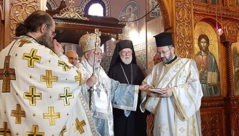 Χειροτονία Διακόνου από τον Μητροπολίτη Μέμφιδος