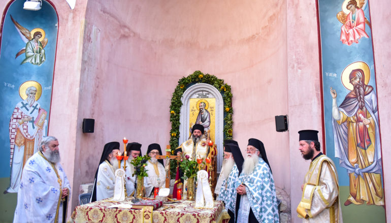 Μεθέορτος Εσπερινός των Πρωτοκορυφαίων Αποστόλων στην Ι. Μ. Λαγκαδά