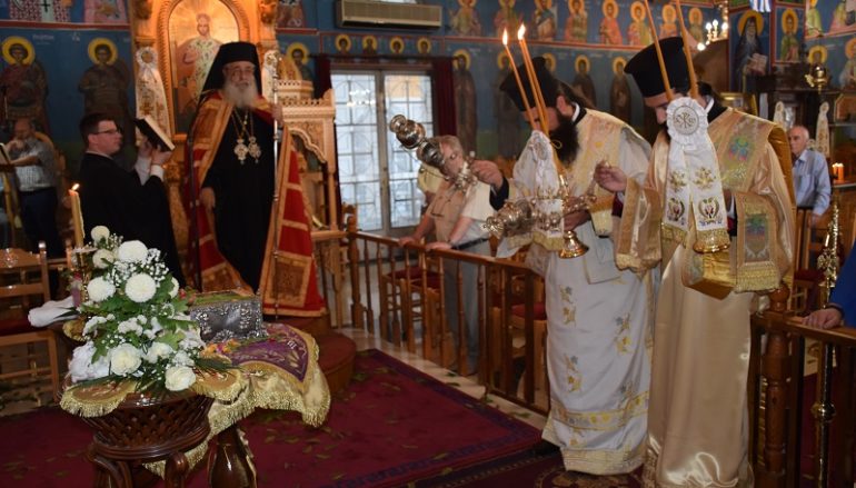 Δισαρχιερατική Θ. Λειτουργία στα Καμένα Βούρλα Φθιώτιδος
