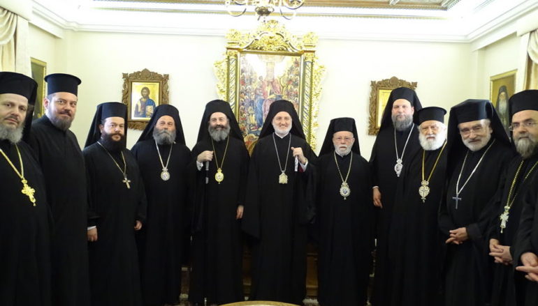 Επίσκεψη των νέων Αρχιεπισκόπων Αμερικής και Αυστραλίας στην Ι. Μ. Νέας Ιωνίας
