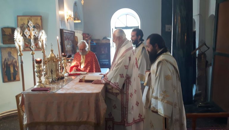 Κυριακή των Αγίων Πάντων στην Μητρόπολη Καρυστίας