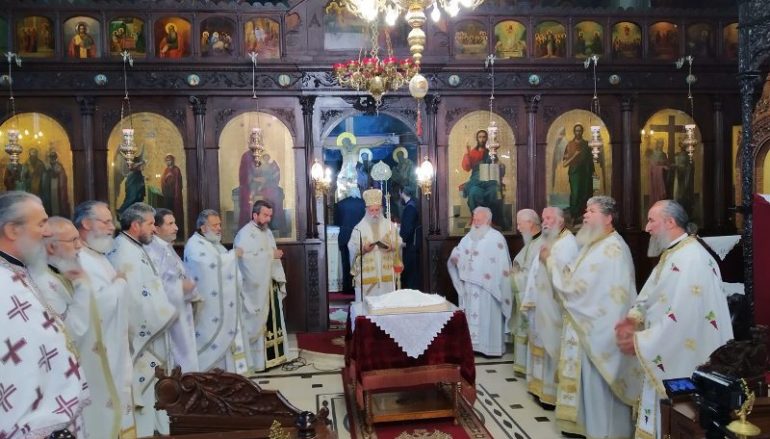 Θεία Λειτουργία του Πανελ. Συνδέσμου Ιεροδιδασκάλων στα Γρεβενά
