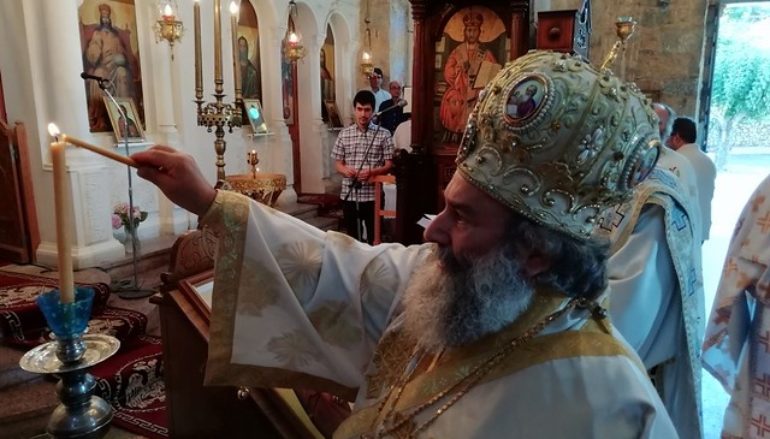 Θυρανοίξια Παρεκκλησίου Αγ. Μαρκέλλας από τον Μητροπολίτη Μάνης