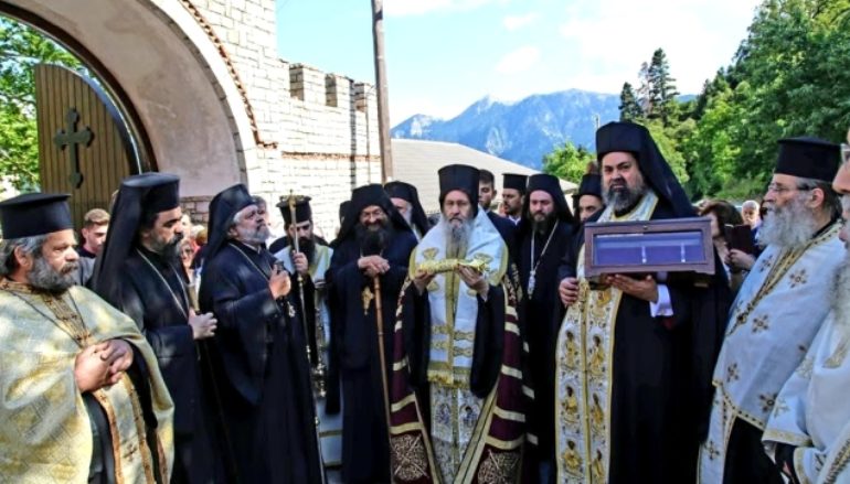 Ἐπιστροφή Λειψάνου Ἁγίου Πολυκάρπου στήν Ἱ. Μ. Ἀμπελακιωτίσσης Ναυπακτίας