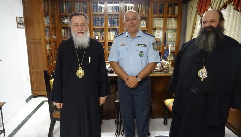 Στον Μητροπολίτη Κορίνθου ο νέος Αστυνομικός Διευθυντής