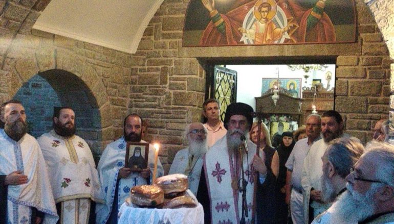 Εσπερινός του Αγίου Παϊσίου στην Ι. Μονή Θεοτοκιού Άρτης