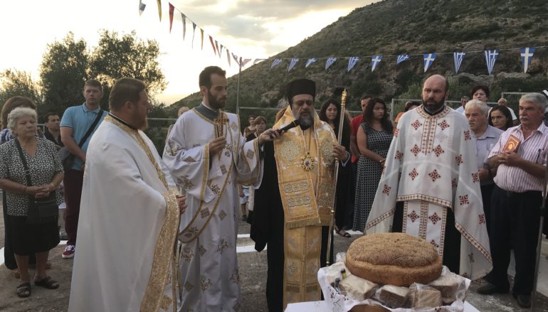 Εσπερινός στην Ιερά Μονή Προφήτου Ηλιού Καλαμάτας