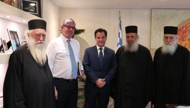 Άδωνις Γεωργιάδης: “Εγκαινιάζουμε μία σταθερή επικοινωνία με το Άγιο Όρος”