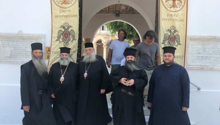 Άφιξη Αρχιερέων στην Πάρο για τον εορτασμό του Αγ. Αρσενίου του Νέου