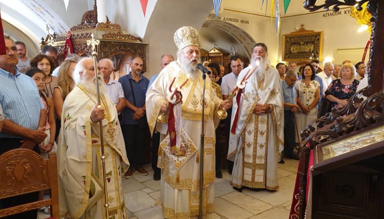 Εορτή Αποδόσεως της Κοιμήσεως της Θεοτόκου στο χωριό Βίβλος Νάξου