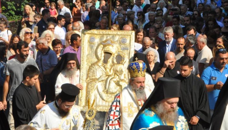Δεκαπενταύγουστος στήν Ἱερά Μονή Εἰκοσιφοινίσσης Δράμας