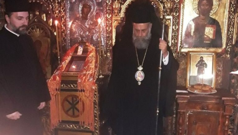 Ο Μητροπολίτης Θεσσαλιώτιδος στην Ι. Μονή Παναγίας “Πελεκητής”