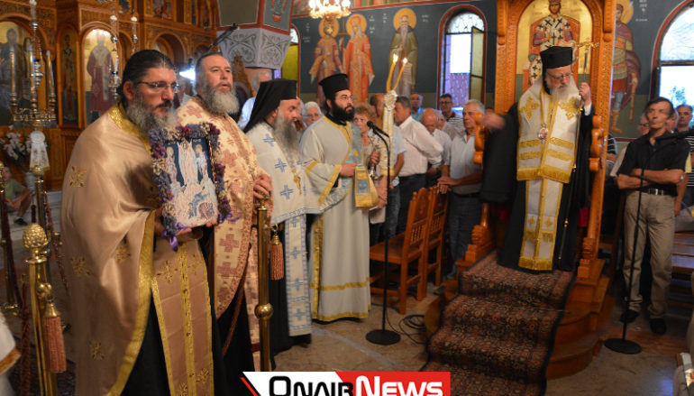 Αρχιερατικός Εσπερινός της Μεταμορφώσεως στην Ι. Μ. Αιτωλίας