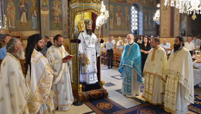 Πανηγύρισε ο Ι. Ναός Μεταμορφώσεως του Σωτήρος Τρίπολης