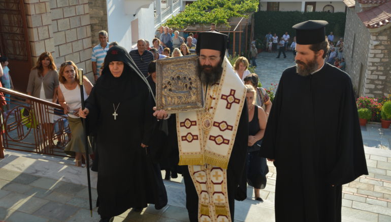 Αρχιερατικός Εσπερινός στην Ι. Μονή Κοιμήσεως της Θεοτόκου Μαλεβής