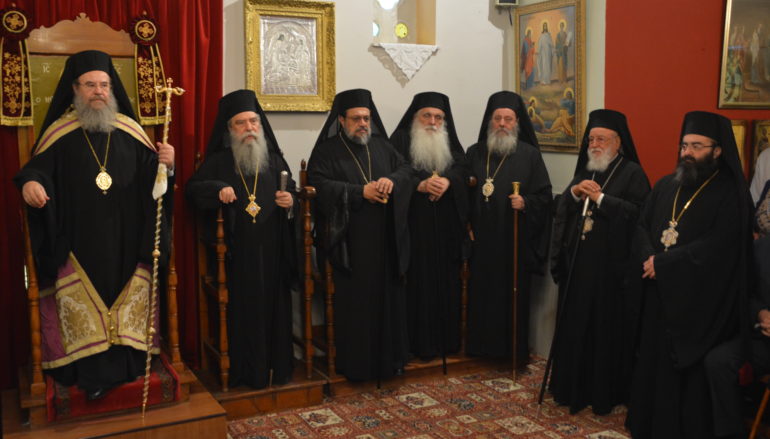 Πολυαρχιερατικός Εσπερινός Ονομαστηρίων του Μητροπολίτη Μαντινείας
