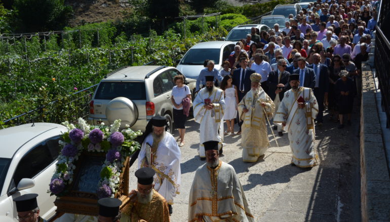 Εκατοντάδες πιστών τίμησαν την Θαυματουργό Παναγία Μαλεβή