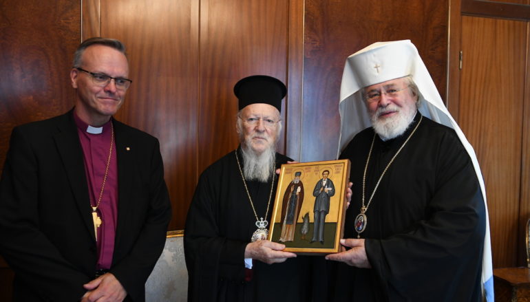 Ο Αρχιεπίσκοπος της Ορθοδόξου Αυτονόμου Εκκλησίας της Φιλλανδίας στο Οικ. Πατριαρχείο