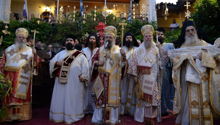 Πατρῶν Χρυσόστομος: «Γηροκομήτισσα Δέσποινα σώζοις τήν κληρονομίαν σου…»