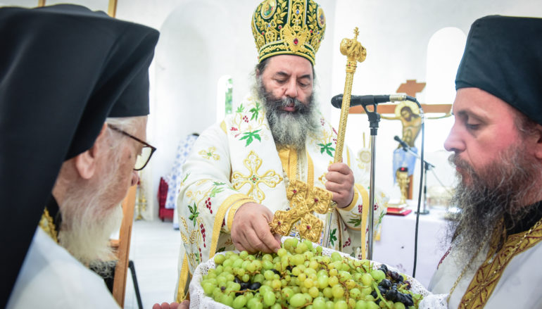 Η εορτή της Μεταμορφώσεως στην Ι. Μητρόπολη Λαγκαδά